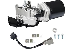 BSTGEKELY Front Windscreen Wiper Motor Compatible With 2013-2020 Dacia Logan Sandero Stepway Replaces 288006475R 12V