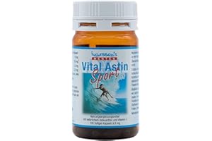 IVARSSON’S Astaxanthin I 100 Kapseln I Ivarssons VitalAstin SPORT I 8 mg natürliches Astaxanthin I mit Vitamin E I pflanzlicher Zellschutz