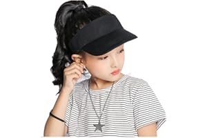 KORHLEOH Youth Kid Sun Visor Girls Boys Age 2-12, Kids Beach Visor Summer UV Protection Sport Cap