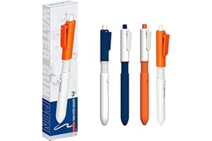 Generisch 4-teiliger Streich Squirt Stift, 2-in-1 beschreibbarer Stift mit Wassersprühfunktion, ideal für Kinder, Schreiben und lustige Streiche