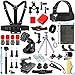 Produktbild Vanwalk Zubehör Kit für GoPro Hero 5 4 3+ 3 2 1, Aktion Kamera Zubehör Kit für SJ4000/SJ5000/SJ6000/SJ7000/Xiaomi Yi/DBPOWER (25 in 1)