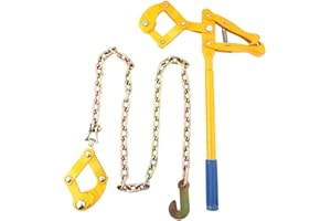 lyrlody Tensor de Alambre de Acero de Valla Reforzador, Colador de Cadena Colador de Alambrado Herramienta de Refuerzo de Valla de Pasto Cadena 1.2 m