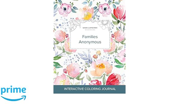 Buy Adult Coloring Journal Families Anonymous Safari - 