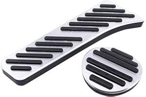 DOO ENGY Pedalkappen Pedalabdeckung Pedalsatz Fußpedal Bremspedal Gaspedal Bremse Pedale Abdeckung Pedalauflage Automatikgetriebe Edelstahl Pedal für Fortwo 451 bis 2015