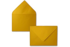 ‎FARBENFROH BY GUSTAV NEUSER Metallic Briefumschläge in Gold Metallic - 25 Stück - metallisch-glänzende DIN C5 Kuverts 22,9 x 16,2 cm - Nassklebung ohne Fenster - Weihnachten, Grußkarten - Serie FarbenFroh