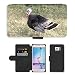 Produktbild hello-mobile PU LEDER LEATHER FLIP CASE COVER HÜLLE ETUI TASCHE SCHALE // M00136517 Schwarz Domestic Large Geflügel Pute // Samsung Galaxy S6 (Not Fits S6 EDGE)