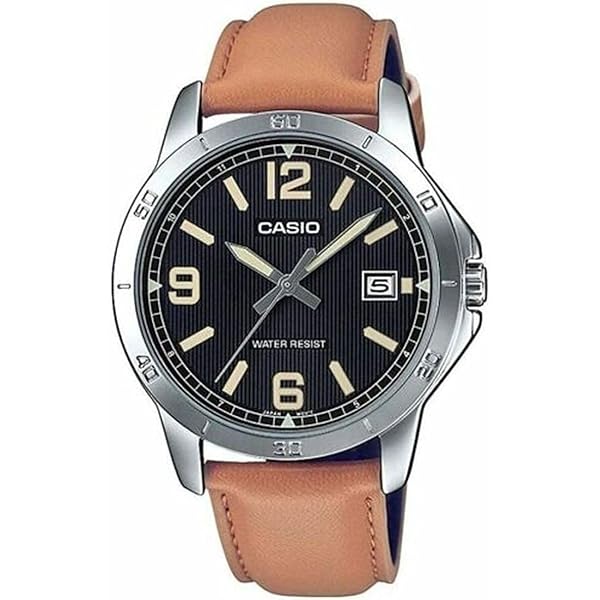 Casio Orologio da uomo analogico al quarzo MTP-V002L-5B3 MTPV002L-5 con quadrante marrone in acciaio inossidabile – acquista a prezzi convenienti sul marketplace