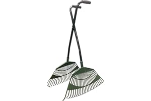 Selections Long Handled Leaf Collecting Grabber Rake Scoop