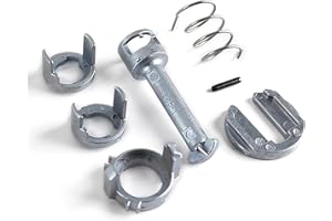 Bohaner Schlossreparatursatz Türschloss Wagen Zylinderreparatursatz Schloss-Reparatursatz Auto Vorne Links und rechts Türschlosszylinder Reperatur Set Ersatzteile für E46 3 Serie 1998-2005