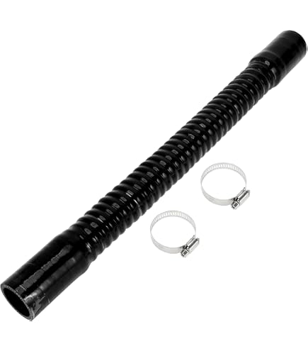 X AUTOHAUX 1 Set 42mm 1.65" ID 200mm 7.87" Length 0 Degree