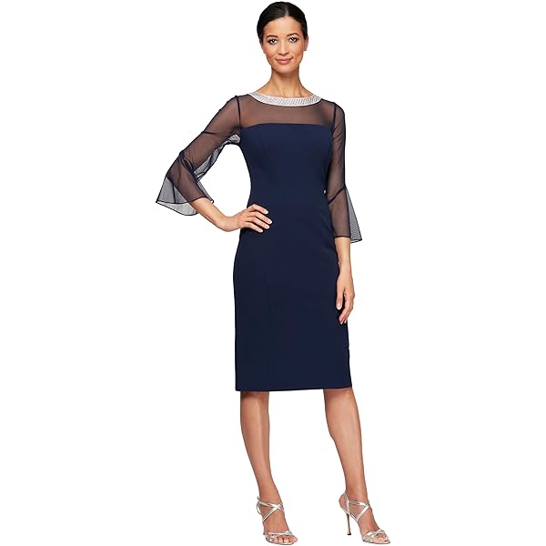 sachin and babi light blue dress Modest Formal Vine Dress G481 Red