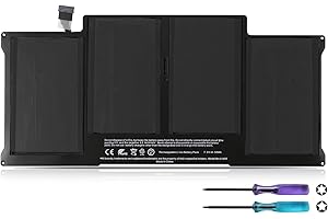 K KYUER A1496 A1405 A1377 Batería para MacBook Air 13" A1369(Late 2010 Mid 2011) A1466(Mid 2012 2013 Early 2014 2015 2017) MC965LL/A MC966LL/A MD231 MD760 MD761 MJVE2LL/A MJVG2LL/A EMC 2559 2632 2925 2469