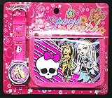 Monster High Kids Children's Watch Wallet Set For Kids Children Boys Girls Great Christmas Gift Gifts Present - Sold by Happy Bargains Ltd