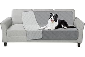 TAIKURA Dwustronny wodoodporny pokrowiec na łóżko dla psa koc dla zwierząt domowych dwustronny na meble łóżko kanapę sofę (132 x 208 cm)