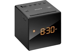 Sony ICF-C1 - Radio despertador con pantalla LED, FM / AM analógico, negro