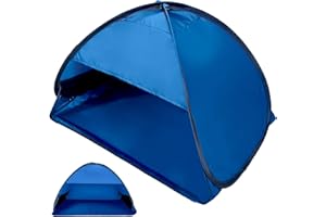 SINSEN Pop Up Beach Tent,Portable Mini Personal Sun Shelter UV Sun Protection,Face Head Shade Protection Tent,Mini Beach Sun Shade Beach Sun Shelter Canopy Instant Outdoor Beach Tent Shelter with Carry Case