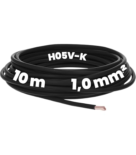 Kalitec H05V-K 0,75 Mm² Blaue Einzelader – 10 Meter, PVC-isoliert, Flammwidrig Für Elektroinstallation