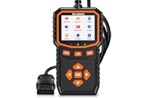 NEXZCHECK OBD2 Diagnostic Valise Voiture Auto: OBD Valise Diagnostique Auto Multimarque Français Fonctions Complètes OBD2 - Lecteur de Codes Erreur Moteur pour BMW Peugeot VW Audi Tous Véhicules Compatibles OBD