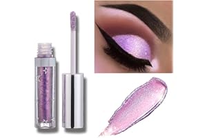 LUCOSS Fard à paupières,Fard à Paupière Paillette Liquid Shine Matalic Maquillage Yeux Imperméable Glitter et Glow Ombre à paupières liquide Eyeshadow