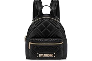Love Moschino JC4148PP1MLA0000 plecak damski, czarny, średni, Czarny, M