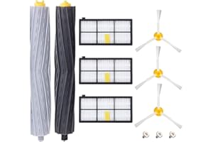 HoHome Kit Cepillos Repuestos para iRobot Roomba Serie 800 900,Accesorios para iRobot Roomba 800 805 850 851 860 865 866 870 871 876 880 885 886 890 891 895 896 900 960 966 980 Kit 11 Piezas