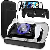 QUAGGY Playstation Portal Remote Player i&ccedil;in &Ccedil;anta, PS5 Portal Aksesuarı i&ccedil;in Sert Taşıma &Ccedil;antası Koruyucu Cam Ekran Korumalı