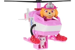 PAW Patrol Fire Rescue: Skye Rescue Fire Chopper z figurką, Kitty Friend i zabawkowym helikopterem, zabawki dla dzieci dla chłopców i dziewczynek w wieku od 3 lat