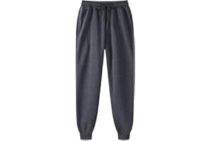 GÉNÉRIQUE Pantalon de Jogging Femme Sweatpants Taille Élastiqué avec Poches Pantalons de Survêtement Mode Sport Uni Sarouel Jogging Pantalon Workout Training Chaud Pants Automne Hiver 2025