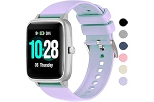 GENERIC OUTPUTBT 19mm 20mm 22mm Watch strap for Donerton/Garmin/Samsung Galaxy/Fossil/AMAZF1T Sport Silicone Replacement Strap for Nerunsa/ENOMIR/Fitpolo/WeurGhy/Huawei Watch Band Men Women Black