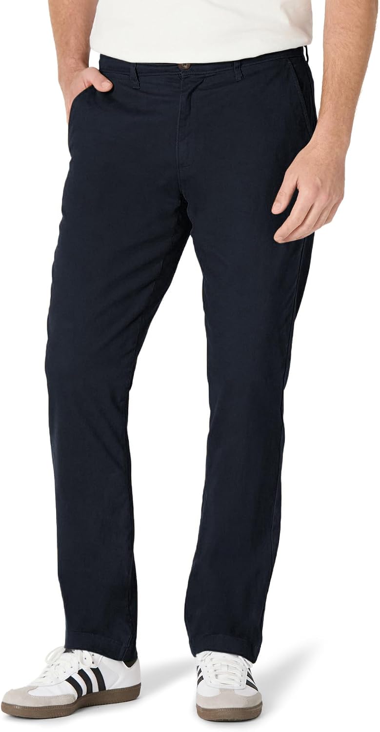 Amazon Essentials Men's Athletic Fit Casual Stretch Chino Work Trousers (Available in Big & Tall)