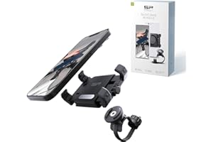 SP Connect Supporto Universale per Cellulare da Bicicletta di Montagna e di Strada - Blocco a Rotazione Brevettato, Forte Presa a Morsetto - Dispositivi Larghi 58-85mm - Accessori per Ciclismo