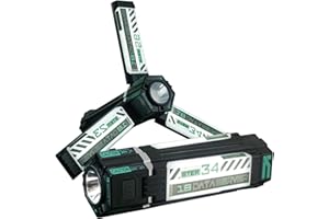 Marikito Lampe de camping punk avec 5 modes d'éclairage, gadget futuriste rechargeable, pour cosplay de science-fiction, fêtes et activités en plein air