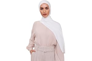 Kiran Fashion Premium Jersey Scarf Shawl Wrap Hijab Stretchy Lycra Big Long Maxi Plain