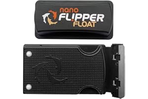 FL!PPER - Limpiador magnético Flotante Flipper 2 en 1 para Cristales de acuarios, Limpiador de peceras, Herramientas de Limpieza, tamaño Nano