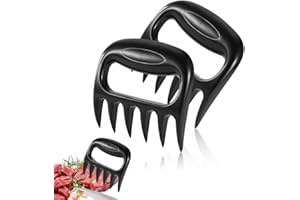 SULIUDAJI 2 Piezas Garra Para Carne, Garras De Oso Para Bbq Para Cerdo Desmenuzado, Garras De Trituradora De Carnepara Bbq, Accesorios Para Barbacoa Carne Garras De Oso Tenedores De Barbacoa
