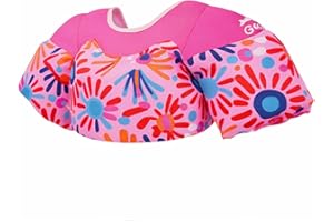 Gogokids Kids Swim Vest with Floats Armbands, Updated Vest-style Toddler Swimming Jacket Adjustable Safety Buckle Swimming Pool Flotation Buoyant Jacket for Children 2-6 Years Old