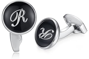 Honey Bear gemelli uomo con iniziali alfabeto lettera per uomo - camicia acciaio per matrimonio Commercio Regalo,Nero