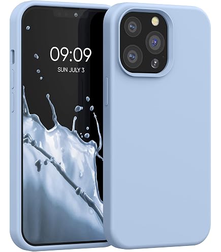 Cover Kwmobile Per IPhone 13 In Silicone TPU | Gommatura Morbida Antiscivolo | Colore Menta Freddo