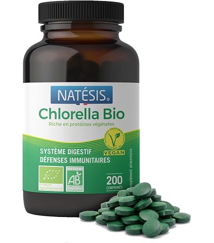 Chlorella Bio En Comprimés - 1200 Comprimés De 500 Mg - Marque Jolivia - Complément Alimentaire