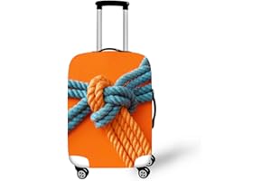 DOTBUY-SHOP DOTBUY Elástico Cubierta de Equipaje con Cremallera Funda de Maleta Cabe 22-24 Pulgadas, Equipaje de Viaje Protectora, Resistente al Agua Print Trolley Case Funda Protectora (SOGA, M)
