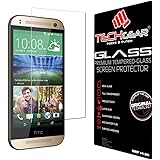 TECHGEAR Screen Protector fits HTC One Mini 2 - GLASS Edition Genuine Tempered Glass Screen Protector Guard Cover Compatible 
