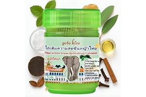 VAPELUXE PHARMALUXE Rhinodouche, Inhalador Tailandes, Respirar Mejor por la Nariz, VicksVaporub, Rhinomer, Yadom, Agua de Mar Nasal, Poppers Sex Inhalador, Hong Thai, Botella verde - 1 x 40 g (1 pieza)