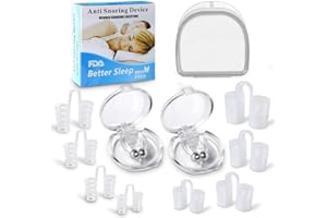 pergoods Dilatatore Nasale, 10 pezzi Antirussamento, Clip antirussamento Anti Russamento Silicone anti russare,soluzione confortevole e professionale per Respirare e Dormire Aiutare