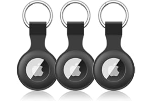 3 Pezzi Meliya AirTag Portachiavi per Apple Airtag, Silicone Custodia per Apple Airtags con Portachiavi, Cover Protettiva per AirTags Tracker per Zaini