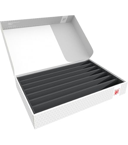 Feldherr HS040BB06 Half-Size Schaumstoffeinlage – Für 12 Blood Bowl Miniaturen, 275x172x40 Mm, Made In Germany