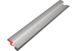LEVEL5 40" Skimming Blade | Smoothing/Knock-Down Knife | Extruded Aluminum & European Stainless Steel Construction | High-Impact End Caps | Sheetrock Drywall Gyprock Wall-Board Plasterboard | 4-940