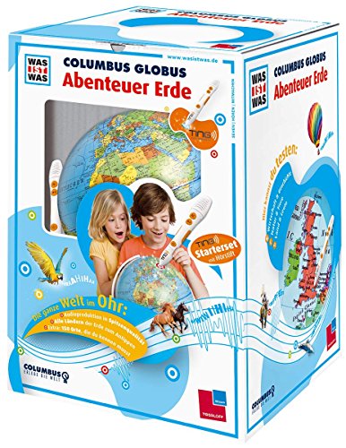 Preisvergleich Produktbild T273467SET Abenteuer Erde Globus inkl. ting-Stift, Starterset: Abenteuer Erde Globus, beleuchtbar, ting Version