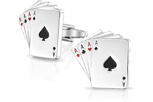 KITSCH CUFFLINKS 4 Ace Cufflinks