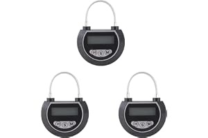 Rfeeuubft 3X Elektronisk Time Lock Timer Lock Container Multifunktion Time Lock Bin för Leksaker