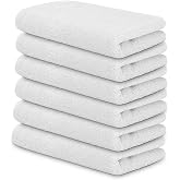DECASATEXTIL Pack of 6 Washcloths 40 x 70 cm &ndash; Soft and Absorbent Cotton &ndash; Bath Towels for Hand, Face and Gym &ndash; Ideal for Dai